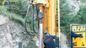 FY200 DTH Water Well Drilling Rig Operation Video