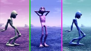 #dametucosita #greenalien Alien dance with song Dame tu cosita/Green alien dance/Blue alien dance