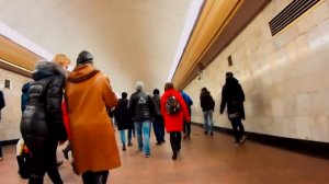 Переход со Станции Метро “Садовая“ 5 Линии (ФПЛ) на Станцию Метро “Сенная Площадь“ 2 Линии (МПЛ)