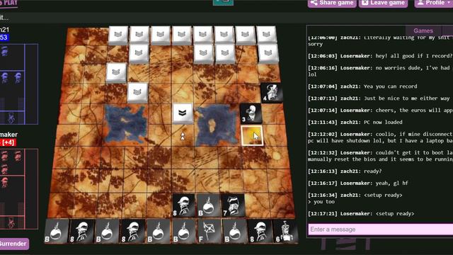 Stratego | Last Man Standing Tournament Final 01 | Zach21 vs Losermaker смотреть онлайн