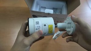 Распаковка видеокамеры AcuSense цилиндрическая 6Мп Hikvision DS-2CD2063G2-I (2,8 мм) | Glazok.kz