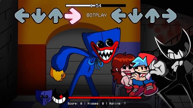 The Indie Game Showdown! (FNF Playtime but it's a Bendy VS Huggy Wuggy Cover) смотреть онлайн