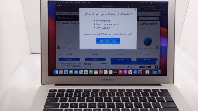 MacBook Air 13.3" Intel i5 128Gb SSD HDD смотреть онлайн