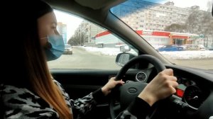 Разворот на маленьком перекрестке