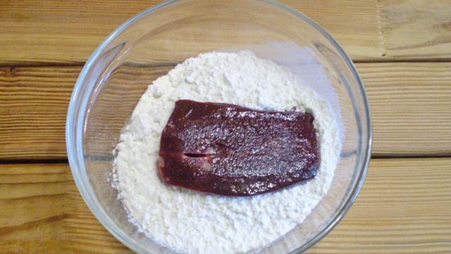 Жареная печень с луком
