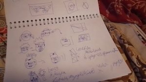 показываю нарисованных свинок для игры часть 1