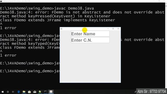 Swing in java in Hindi part 43 смотреть онлайн