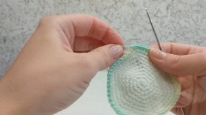 Прихватка, подставка в форме рыбки. Рыбка крючком (часть 1).