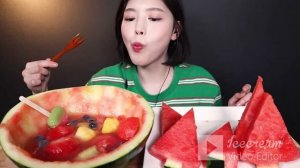 ASMR Watermelon Punch_Eat with Boki