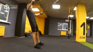 Комплекс TRX на плечевой пояс, тренировка плеч на петлях TRX