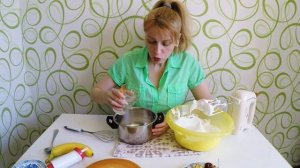 Белковый заварной крем для торта Простой рецепт для украшения торта!
