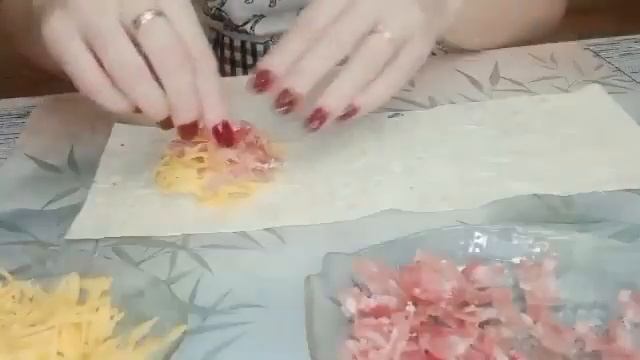 Пирожки из лаваша