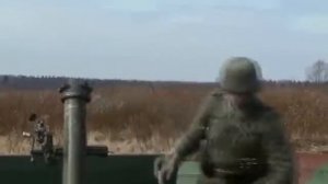 Стрельба из боевого 120-мм миномета