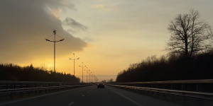 Дорога из Калининграда в Зеленоградск. Отель Park House. 28.12.2023