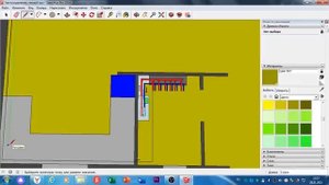 Простой расчет теплых полов в доме 100кв.м 1 этаж.
