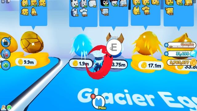 ЧАРУЮ И КРАФЧУ ВСЕХ ПИТОМЦЕВ НА АККАУНТЕ БЕЗ ДОНАТА В ПЕТ СИМУЛЯТОРЕ Х! ROBLOX Pet Simulator X смотреть онлайн