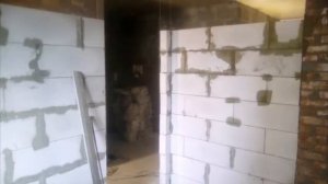 Стяжка С КЕРАМЗИТОБЕТОНОМ. Кладка ПЕРЕГОРОДОК из газоблока.