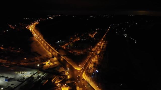 Новое освещение на Красноглинском шоссе в Самаре / Красная Глинка смотреть онлайн