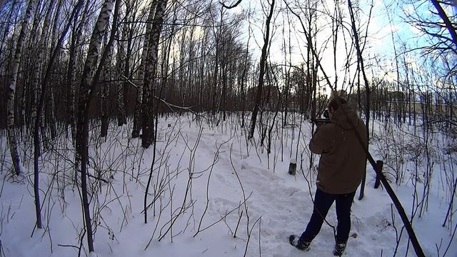 Пристреливаю коллиматорный прицел Leapers на арбалете Interloper Скаут.