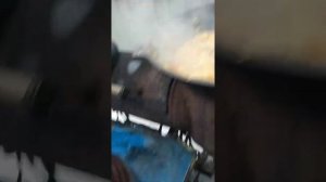 рулька в квашеной капусте в афганском казане на огне