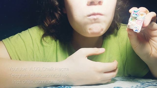 6 мокрых мелков с сюрпризом внутри??/asmr wet chalk algem смотреть онлайн