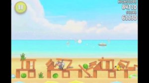 Angry Birds Rio Beach Volley 3 Star Walkthrough Level 2