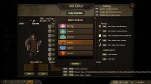 Игровой Редактор Юнитов Мод для Mount & Blade 2: Bannerlord Саздай Свою Армию My Little Warband