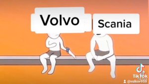 прикол ))) про Scania и Volvo