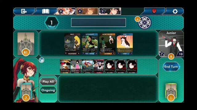 RWBY Deck Building game смотреть онлайн