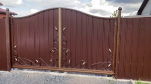 ОТКАТНЫЕ ВОРОТА ИЗ РАСПАШНЫХ С ПРИВОДОМ Home Gate LTM-600