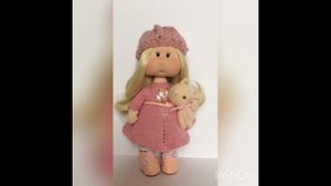 Текстильная кукла ручной работы
