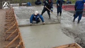 Монтаж фундамента УШП PRO (S=266 кв.м) под кирпичный дом в Рощино