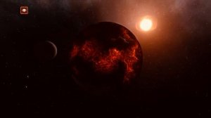 4.5 млрд. лет назад. Планета Тейя врезается в молодую Землю.