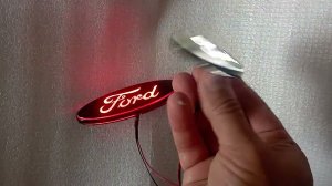 Светящиеся логотипы Форд 114*46мм led logo ford
