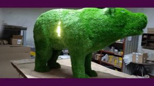 Топиарная фигура Медведь из искусственного газона