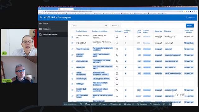 APEX Instant Tips #103: Three Interactive Report tips. смотреть онлайн