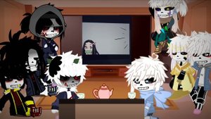 Sans aus react to nezuko ?