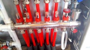 Теплый пол без смесительного узла, теплый пол в сауне, #трап душевой