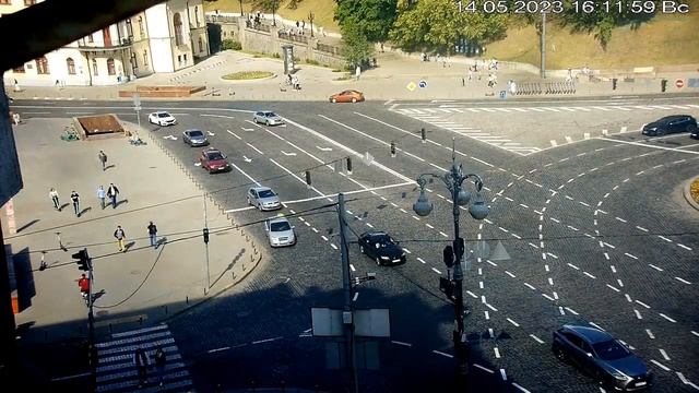 Веб-камера Киев Европейская площадь + Майдан 2023 05 14 смотреть онлайн