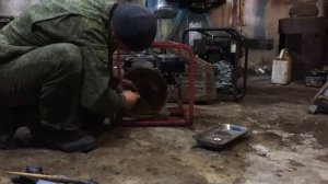 Мотопомпа замена сальника часть2