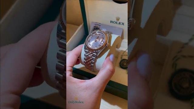 Rolex datejust jubilee steel gold