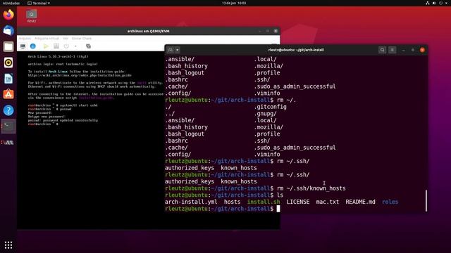 Arch Linux: Instalação com ansible via rede смотреть онлайн