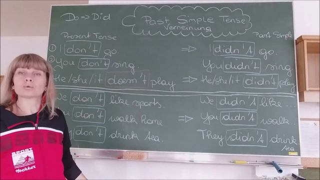 Verneinung Past Simple Tense смотреть онлайн