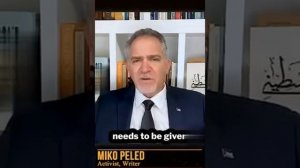 Miko Peled, Israeli-American activist, speaks about the Israel-Palestine conflict