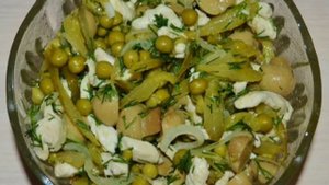 САЛАТ "РУССКИЙ С ГРИБАМИ".