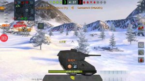 World of tank blitz VK 100.01P mastery play