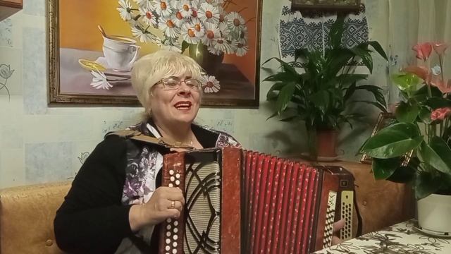 Зимняя песня-Галина гармонист(самоучка)