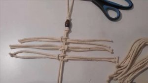 Поделка Перья из Веревки. Декор для стен.