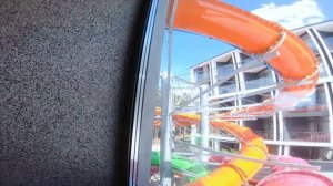 Waterslides at Aquapark Zalewski in Poland