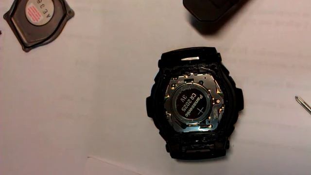 Casio G-Shock G-7700 разборка, замена экрана, батарейки часть 1. Changing battery, broken screen. смотреть онлайн